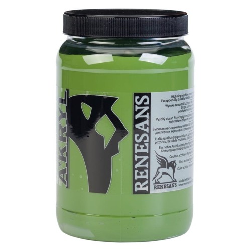 Przejdź do produktu Farba akrylowa RENESANS A'KRYL 500 ml (17 - zieleń chromowa)