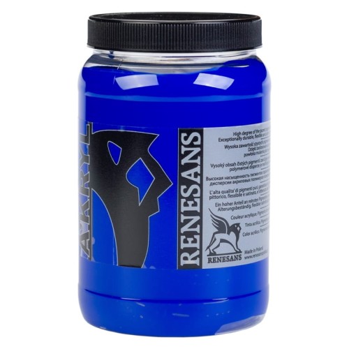 Przejdź do produktu Farba akrylowa RENESANS A'KRYL 500 ml (21 - ultramaryna)