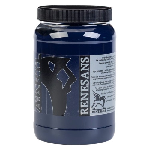 Przejdź do produktu Farba akrylowa RENESANS A'KRYL 500 ml (22 - granat marynarski)