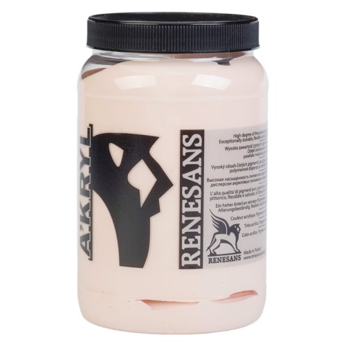 Przejdź do produktu Farba akrylowa RENESANS A'KRYL 500 ml (35 - cielisty jasny)