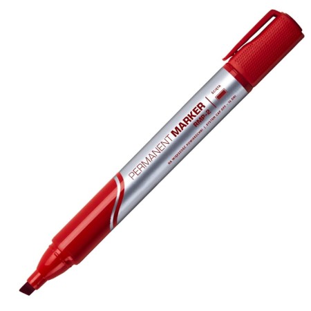Marker permanentny RYSTOR RMP-2 - czerwony