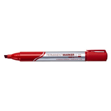 Marker permanentny RYSTOR RMP-2 - czerwony