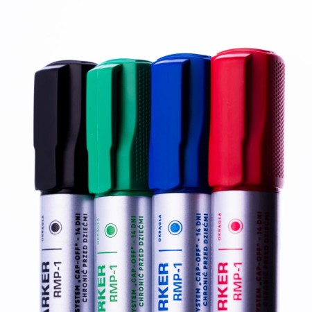 Marker permanentny RYSTOR RMP-1 - niebieski