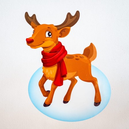 Naklejki ozdoby świąteczne KUNKE Stickers - bajkowe