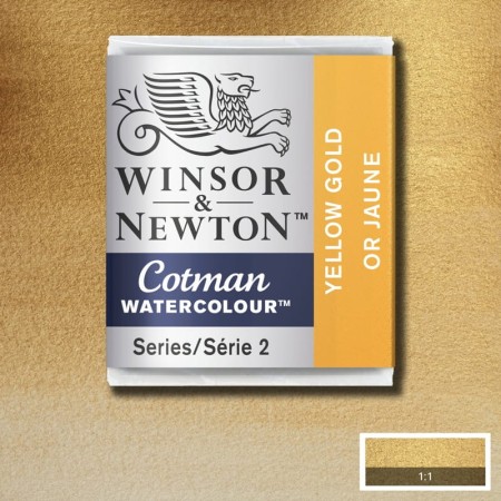 Akwarela w kostce Winsor & Newton Cotman (088 - Yellow Gold)