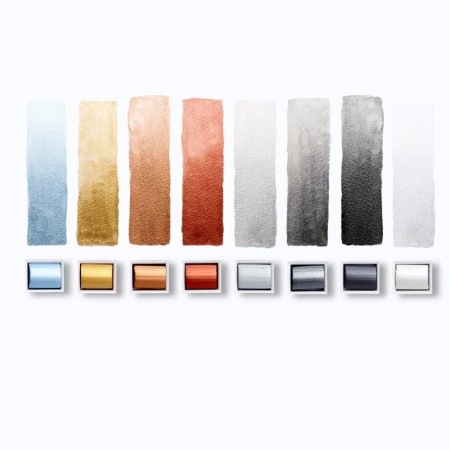Akwarela w kostce Winsor &amp; Newton Cotman (330 - Iridescent White)