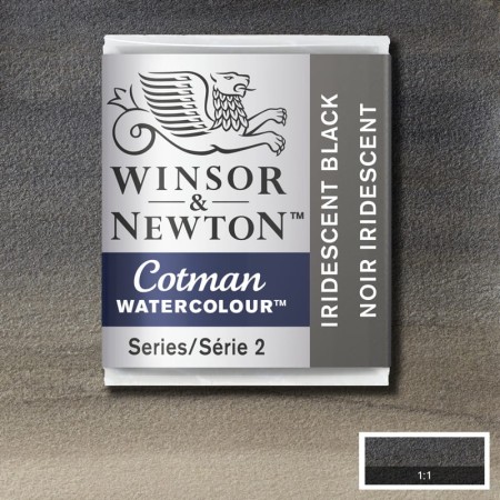 Akwarela w kostce Winsor & Newton Cotman (473 - Iridescent Black)