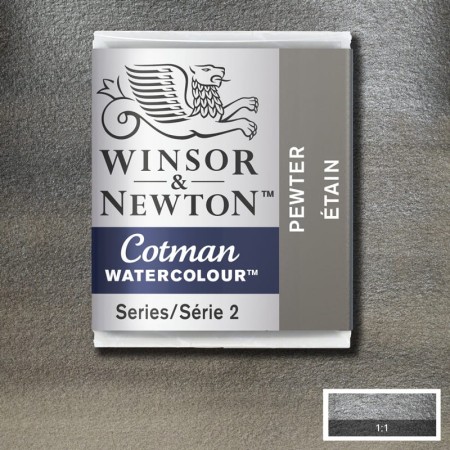 Akwarela w kostce W&N Cotman (511 - Pewter)