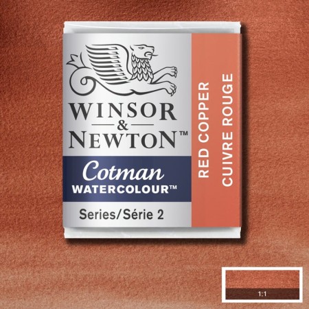 Akwarela w kostce Winsor & Newton Cotman (471 - Red Copper)