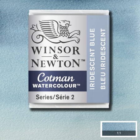 Akwarela w kostce Winsor & Newton Cotman (472 - Iridescent Blue)