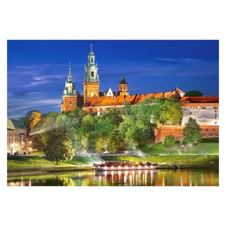 Puzzle CASTORLAND 1000 - Wawel Castle by Night, Poland