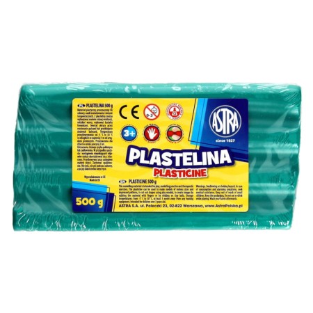 Plastelina ASTRA - zielona - 500 g