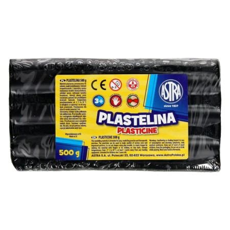 Plastelina ASTRA - czarna - 500 g