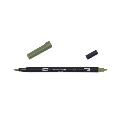 Pisak TOMBOW Dual Brush-Pen ABT 228 - gray green
