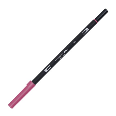 Pisak TOMBOW Dual Brush-Pen ABT 743 - hot pink