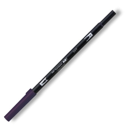 Pisak TOMBOW Dual Brush-Pen ABT 569 - jet blue
