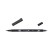 Pisak TOMBOW Dual Brush-Pen ABT N25 - lamp black