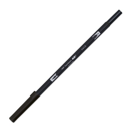 Pisak TOMBOW Dual Brush-Pen ABT N15 - black