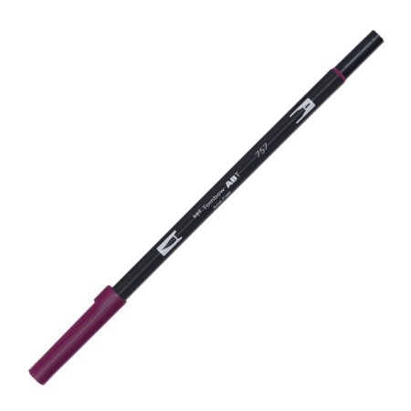 Pisak TOMBOW Dual Brush-Pen ABT 757 - port red