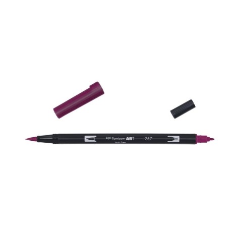 Pisak TOMBOW Dual Brush-Pen ABT 757 - port red