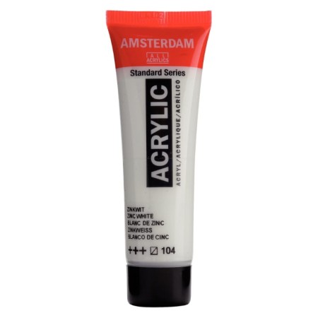 Farba akrylowa AMSTERDAM 20 ml (104 - Zinc White)