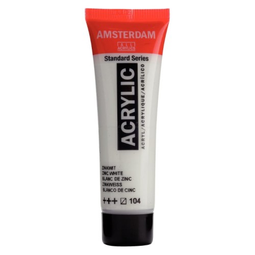Przejdź do produktu Farba akrylowa AMSTERDAM 20 ml (104 - Zinc White)