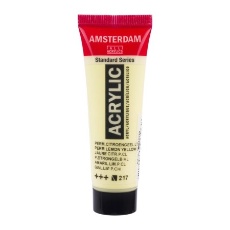Farba akrylowa AMSTERDAM 20 ml (217 - Permanent Lemon Yellow Light)