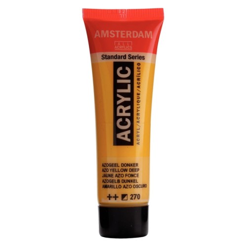 Przejdź do produktu Farba akrylowa AMSTERDAM 20 ml (270 - Azo Yellow Deep)