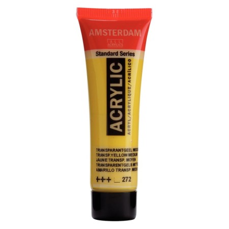 Farba akrylowa AMSTERDAM 20 ml (272 - Transparent Yellow Medium)