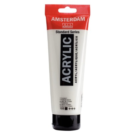 Farba akrylowa AMSTERDAM 250 ml (105 - Titanium White)