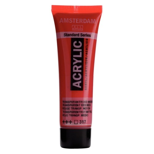 Przejdź do produktu Farba akrylowa AMSTERDAM 20 ml (317 - Transparent Red Medium)