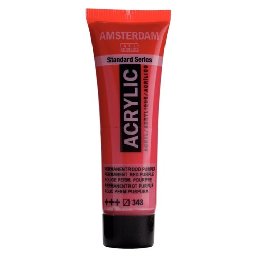 Przejdź do produktu Farba akrylowa AMSTERDAM 20 ml (348 - Permanent Red Purple)