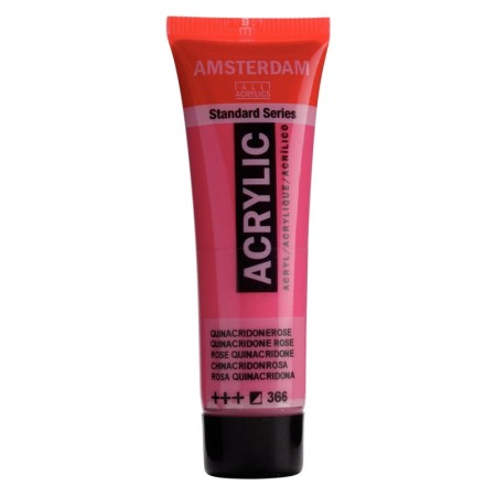 Farba akrylowa AMSTERDAM 20 ml (366 - Quinacridone Rose)