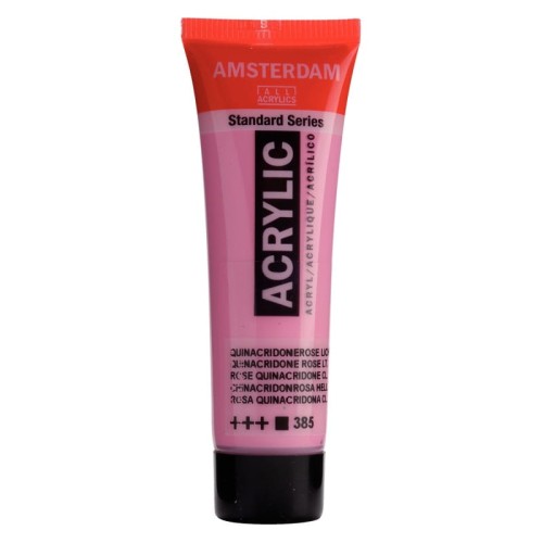 Przejdź do produktu Farba akrylowa AMSTERDAM 20 ml (385 - Quinacridone Rose Light)