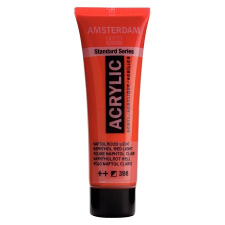 Farba akrylowa AMSTERDAM 20 ml (398 - Naphthol Red Light)