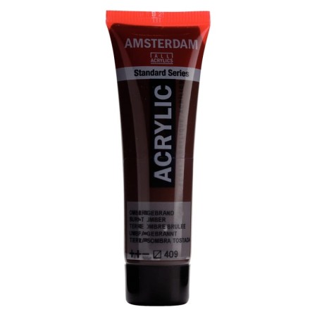 Farba akrylowa AMSTERDAM 20 ml (409 - Burnt Umber)