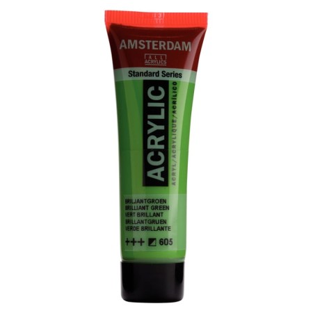 Farba akrylowa AMSTERDAM 20 ml (605 - Brilliant Green)