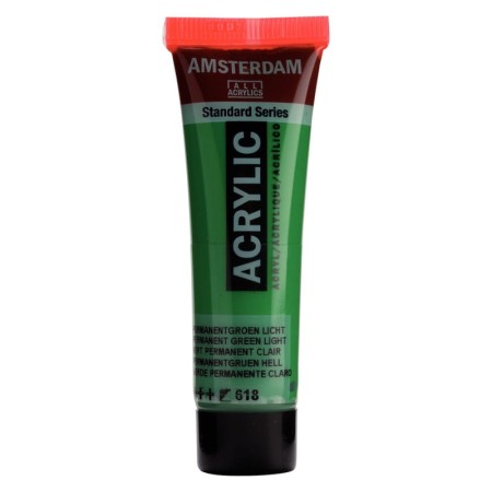 Farba akrylowa AMSTERDAM 20 ml (618 - Permanent Green Light)