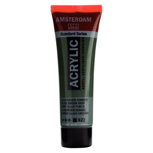 Przejdź do produktu Farba akrylowa AMSTERDAM 20 ml (622 - Olive Green Deep)