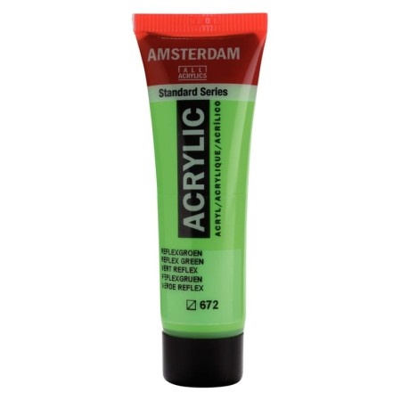 Farba akrylowa AMSTERDAM 20 ml (672 - Reflex Green)