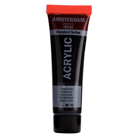 Farba akrylowa AMSTERDAM 20 ml (735 - Oxide Black)