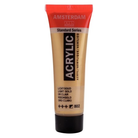 Farba akrylowa AMSTERDAM 20 ml (802 - Light Gold)