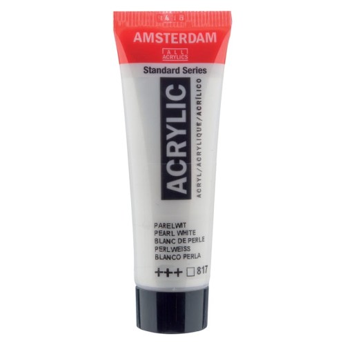 Przejdź do produktu Farba akrylowa AMSTERDAM 20 ml (817 - Pearl White)