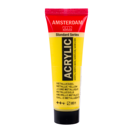 Farba akrylowa AMSTERDAM 20 ml (831 - Metallic Yellow)