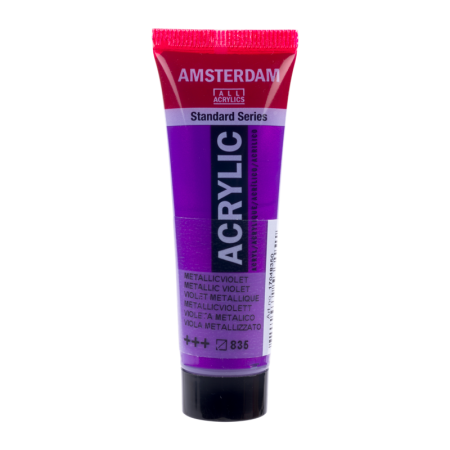 Farba akrylowa AMSTERDAM 20 ml (835 - Metallic Violet)