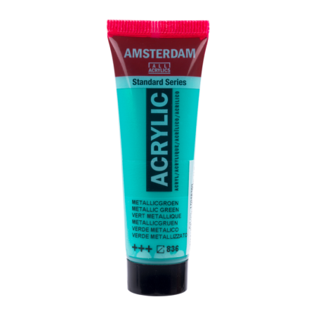 Farba akrylowa AMSTERDAM 20 ml (836 - Metallic Green)
