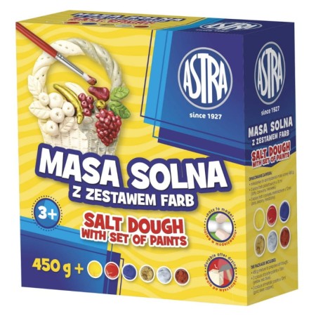 Masa solna z zestawem farb ASTRA – 420 g