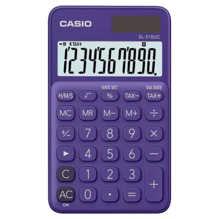Kalkulator kieszonkowy CASIO SL-310UC - fioletowy