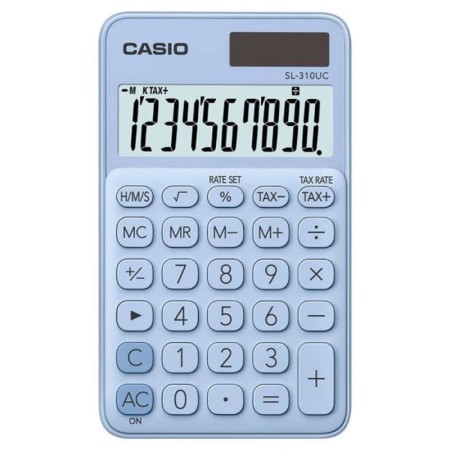 Kalkulator kieszonkowy CASIO SL-310UC - jasnoniebieski