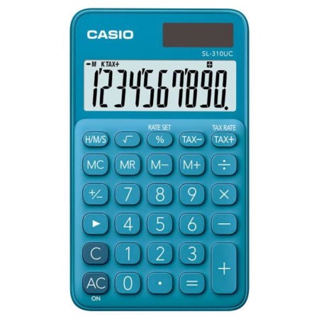 Kalkulator kieszonkowy CASIO SL-310UC - niebieski